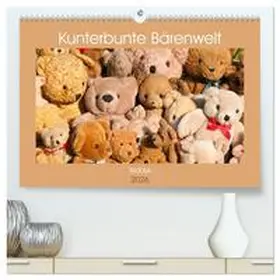 Bölts / CALVENDO |  Kunterbunte Bärenwelt - Teddys (hochwertiger Premium Wandkalender 2026 DIN A2 quer), Kunstdruck in Hochglanz | Sonstiges |  Sack Fachmedien