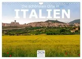 Lederer / CALVENDO |  Die schönsten Orte in Italien. (Wandkalender 2026 DIN A4 quer), CALVENDO Monatskalender | Sonstiges |  Sack Fachmedien