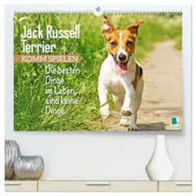 CALVENDO |  Jack Russell Terrier: Komm spielen (hochwertiger Premium Wandkalender 2026 DIN A2 quer), Kunstdruck in Hochglanz | Sonstiges |  Sack Fachmedien
