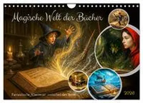 Frost / CALVENDO |  Magische Welt der Bücher - Fantastische Abenteuer zwischen den Seiten (Wandkalender 2026 DIN A4 quer), CALVENDO Monatskalender | Sonstiges |  Sack Fachmedien