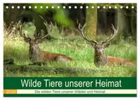 CALVENDO / Brack |  Wilde Tiere unserer Heimat (Tischkalender 2026 DIN A5 quer), CALVENDO Monatskalender | Sonstiges |  Sack Fachmedien