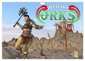 Schröder / CALVENDO |  Welt der Orks (Wandkalender 2026 DIN A4 quer), CALVENDO Monatskalender | Sonstiges |  Sack Fachmedien