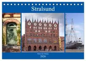 CALVENDO / Becker |  Stralsund - Perle der Ostsee (Tischkalender 2026 DIN A5 quer), CALVENDO Monatskalender | Sonstiges |  Sack Fachmedien