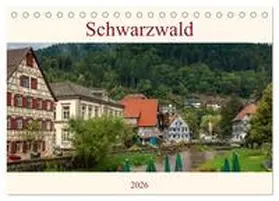 Pompsch / CALVENDO |  Schwarzwald (Tischkalender 2026 DIN A5 quer), CALVENDO Monatskalender | Sonstiges |  Sack Fachmedien