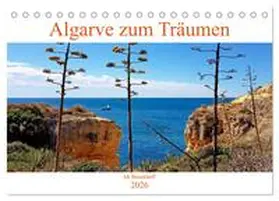 Boockhoff / CALVENDO |  Algarve zum Träumen (Tischkalender 2026 DIN A5 quer), CALVENDO Monatskalender | Sonstiges |  Sack Fachmedien