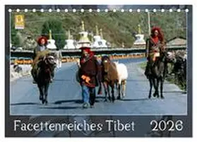 Bergermann / CALVENDO |  Facettenreiches Tibet (Tischkalender 2026 DIN A5 quer), CALVENDO Monatskalender | Sonstiges |  Sack Fachmedien