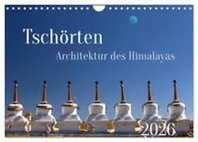 Bergermann / CALVENDO |  Tschörten, Architektur des Himalaya (Wandkalender 2026 DIN A4 quer), CALVENDO Monatskalender | Sonstiges |  Sack Fachmedien
