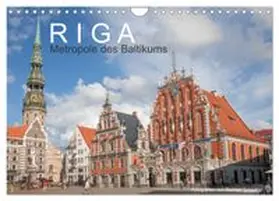 CALVENDO / Scherf |  Riga - Metropole des Baltikums (Wandkalender 2026 DIN A4 quer), CALVENDO Monatskalender | Sonstiges |  Sack Fachmedien