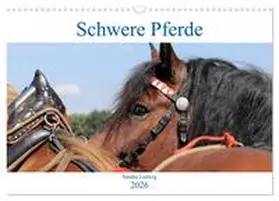 Ludwig / CALVENDO |  Schwere Pferde 2026 (Wandkalender 2026 DIN A3 quer), CALVENDO Monatskalender | Sonstiges |  Sack Fachmedien