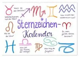 Kleinhans - Kritzelfee / CALVENDO |  Sternzeichen-Kalender (Wandkalender 2026 DIN A2 quer), CALVENDO Monatskalender | Sonstiges |  Sack Fachmedien