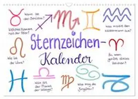 Kleinhans - Kritzelfee / CALVENDO |  Sternzeichen-Kalender (Wandkalender 2026 DIN A3 quer), CALVENDO Monatskalender | Sonstiges |  Sack Fachmedien