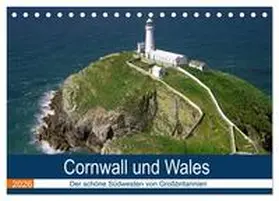 Pantke / CALVENDO |  Cornwall und Wales (Tischkalender 2026 DIN A5 quer), CALVENDO Monatskalender | Sonstiges |  Sack Fachmedien