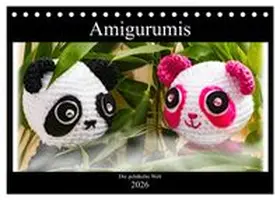 CALVENDO / Sommer |  Amigurumi - Die gehäkelte Welt (Tischkalender 2026 DIN A5 quer), CALVENDO Monatskalender | Sonstiges |  Sack Fachmedien