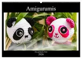 CALVENDO / Sommer |  Amigurumi - Die gehäkelte Welt (Wandkalender 2026 DIN A2 quer), CALVENDO Monatskalender | Sonstiges |  Sack Fachmedien