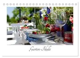 Trapp / CALVENDO |  Garten-Idylle 2026 (Tischkalender 2026 DIN A5 quer), CALVENDO Monatskalender | Sonstiges |  Sack Fachmedien
