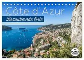 Viola / CALVENDO |  CÔTE D'AZUR Bezaubernde Orte (Tischkalender 2026 DIN A5 quer), CALVENDO Monatskalender | Sonstiges |  Sack Fachmedien