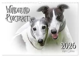 Redecker / CALVENDO |  Windhund Portrait 2026 White Edition (Wandkalender 2026 DIN A3 quer), CALVENDO Monatskalender | Sonstiges |  Sack Fachmedien