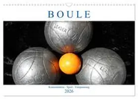 CALVENDO / Robert |  Boule. Konzentration - Sport - Entspannung (Wandkalender 2026 DIN A3 quer), CALVENDO Monatskalender | Sonstiges |  Sack Fachmedien