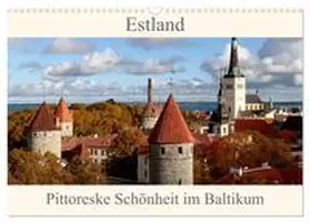 CALVENDO / Becker |  Estland - Pittoreske Schönheit im Baltikum (Wandkalender 2026 DIN A3 quer), CALVENDO Monatskalender | Sonstiges |  Sack Fachmedien
