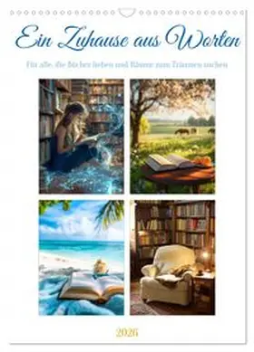 CALVENDO / Waurick |  Ein Zuhause aus Worten (Wandkalender 2026 DIN A3 hoch), CALVENDO Monatskalender | Sonstiges |  Sack Fachmedien