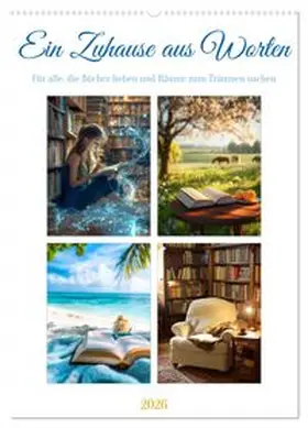 CALVENDO / Waurick |  Ein Zuhause aus Worten (Wandkalender 2026 DIN A2 hoch), CALVENDO Monatskalender | Sonstiges |  Sack Fachmedien