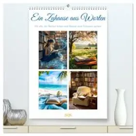 CALVENDO / Waurick |  Ein Zuhause aus Worten (hochwertiger Premium Wandkalender 2026 DIN A2 hoch), Kunstdruck in Hochglanz | Sonstiges |  Sack Fachmedien