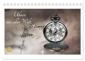 CALVENDO / Rosin |  Uhren aus aller Welt (Tischkalender 2026 DIN A5 quer), CALVENDO Monatskalender | Sonstiges |  Sack Fachmedien
