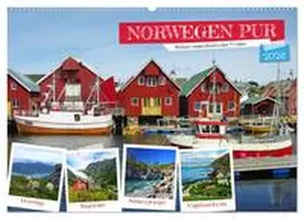 CALVENDO / Prescher |  Norwegen PUR (Wandkalender 2026 DIN A2 quer), CALVENDO Monatskalender | Sonstiges |  Sack Fachmedien