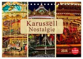 CALVENDO / Roder |  Karussell - Nostalgie (Tischkalender 2026 DIN A5 quer), CALVENDO Monatskalender | Sonstiges |  Sack Fachmedien