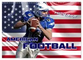 Bleicher / CALVENDO |  American Football - Kickoff (Wandkalender 2026 DIN A3 quer), CALVENDO Monatskalender | Sonstiges |  Sack Fachmedien