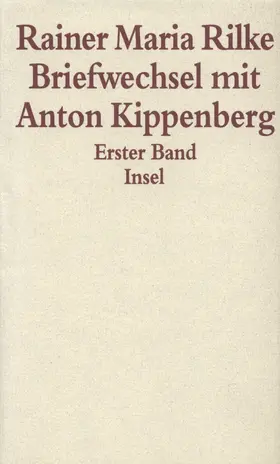 Rilke / Kippenberg / Scharffenberg |  Briefwechsel mit Anton Kippenberg 1906–1926 | Buch |  Sack Fachmedien