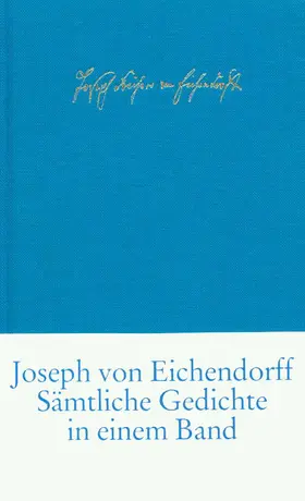 Schultz / Eichendorff |  Sämtliche Gedichte und Versepen | Buch |  Sack Fachmedien