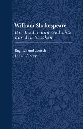 Shakespeare |  Die Lieder und Gedichte aus den Stücken | Buch |  Sack Fachmedien