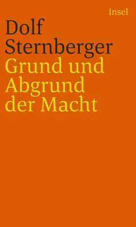 Sternberger |  Schriften | Buch |  Sack Fachmedien