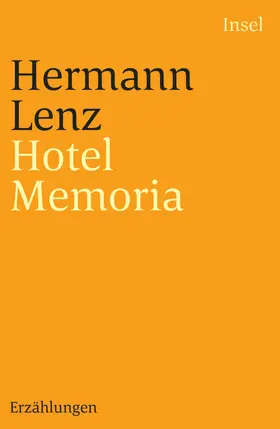 Lenz |  Hotel Memoria | Buch |  Sack Fachmedien