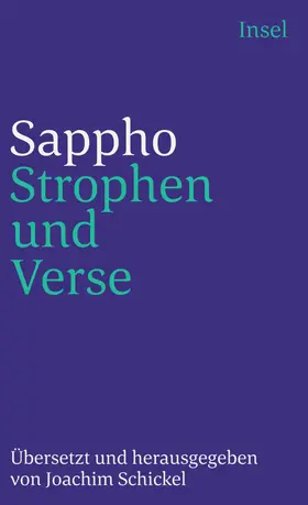 Schickel / Sappho |  Strophen und Verse | Buch |  Sack Fachmedien