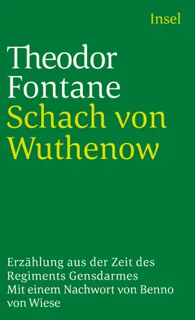 Fontane |  Schach von Wuthenow | Buch |  Sack Fachmedien