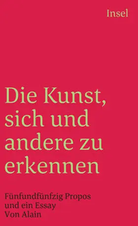 Krebs / Alain |  Die Kunst, sich und andere zu erkennen | Buch |  Sack Fachmedien
