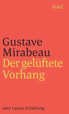 Mirabeau |  Der gelüftete Vorhang oder Lauras Erziehung | Buch |  Sack Fachmedien