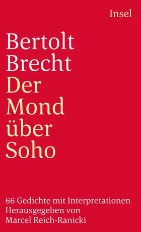 Brecht / Reich-Ranicki | Der Mond über Soho | Buch | 978-3-458-34907-5 | sack.de