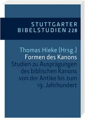 Hieke |  Formen des Kanons | Buch |  Sack Fachmedien