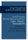 Hoppe / Reichardt |  Lukas - Paulus - Pastoralbriefe | Buch |  Sack Fachmedien