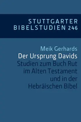 Gerhards |  Der Ursprung Davids | Buch |  Sack Fachmedien