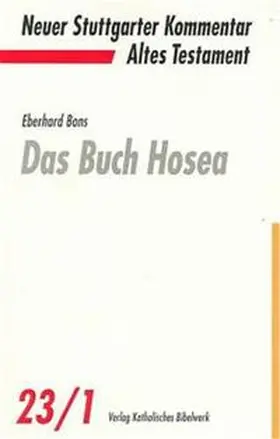 Bons |  Das Buch Hosea | Buch |  Sack Fachmedien