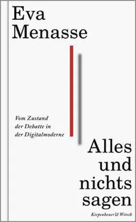 Menasse |  Alles und nichts sagen | Buch |  Sack Fachmedien