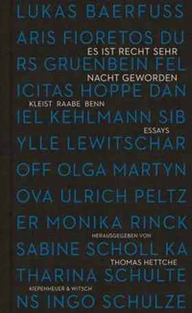 Hettche |  Es ist recht sehr Nacht geworden | Buch |  Sack Fachmedien