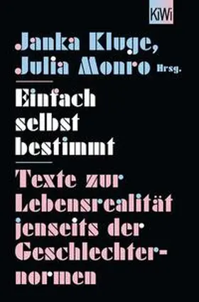 Monro / Kluge |  Einfach selbst bestimmt | Buch |  Sack Fachmedien