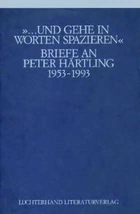 Härtling |  ... Und gehe in Worten spazieren | Buch |  Sack Fachmedien