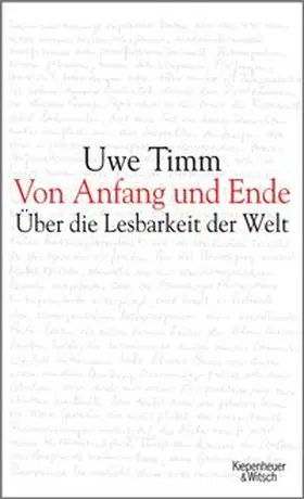 Timm |  Von Anfang und Ende | Buch |  Sack Fachmedien
