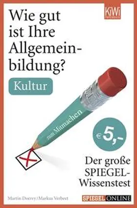Doerry / Verbeet |  Wie gut ist Ihre Allgemeinbildung? Kultur | Buch |  Sack Fachmedien